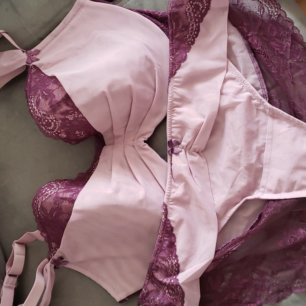 Adore Me Bra and Panty New 38H /XXL